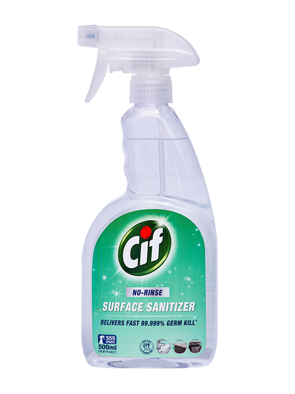CIF No-Rinse Food Safe Surface Sanitizer 500ml