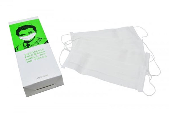 1PLY DISPOSABLE FACE MASK(100)