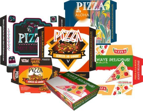 PRINTED PIZZA BOX