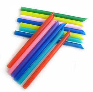 12mm*18cm COLOR STRAW (100)